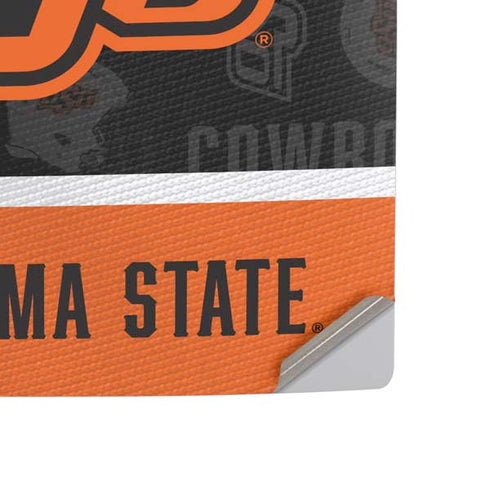 Oklahoma State University Split Jersey PS5 Digital Edition Console Skin